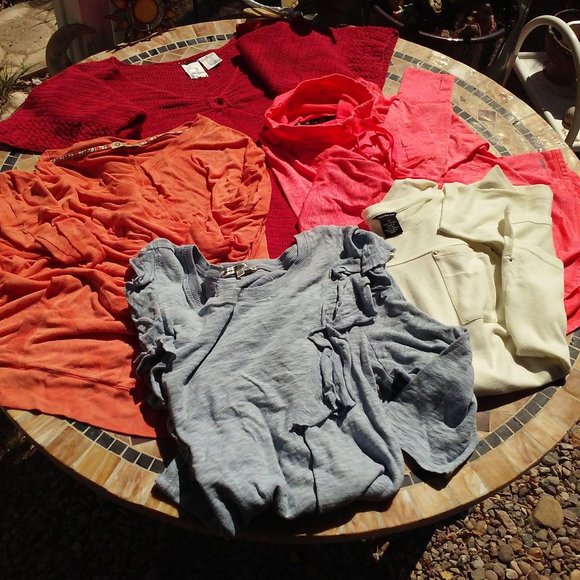 Y2K Grab Bag Mix Bundle (5) Knit Tops Romans Calvin Klein Seven7 Democracy Avia - Picture 2 of 11